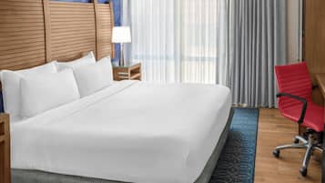 Premium bedding, in-room safe, desk, blackout curtains