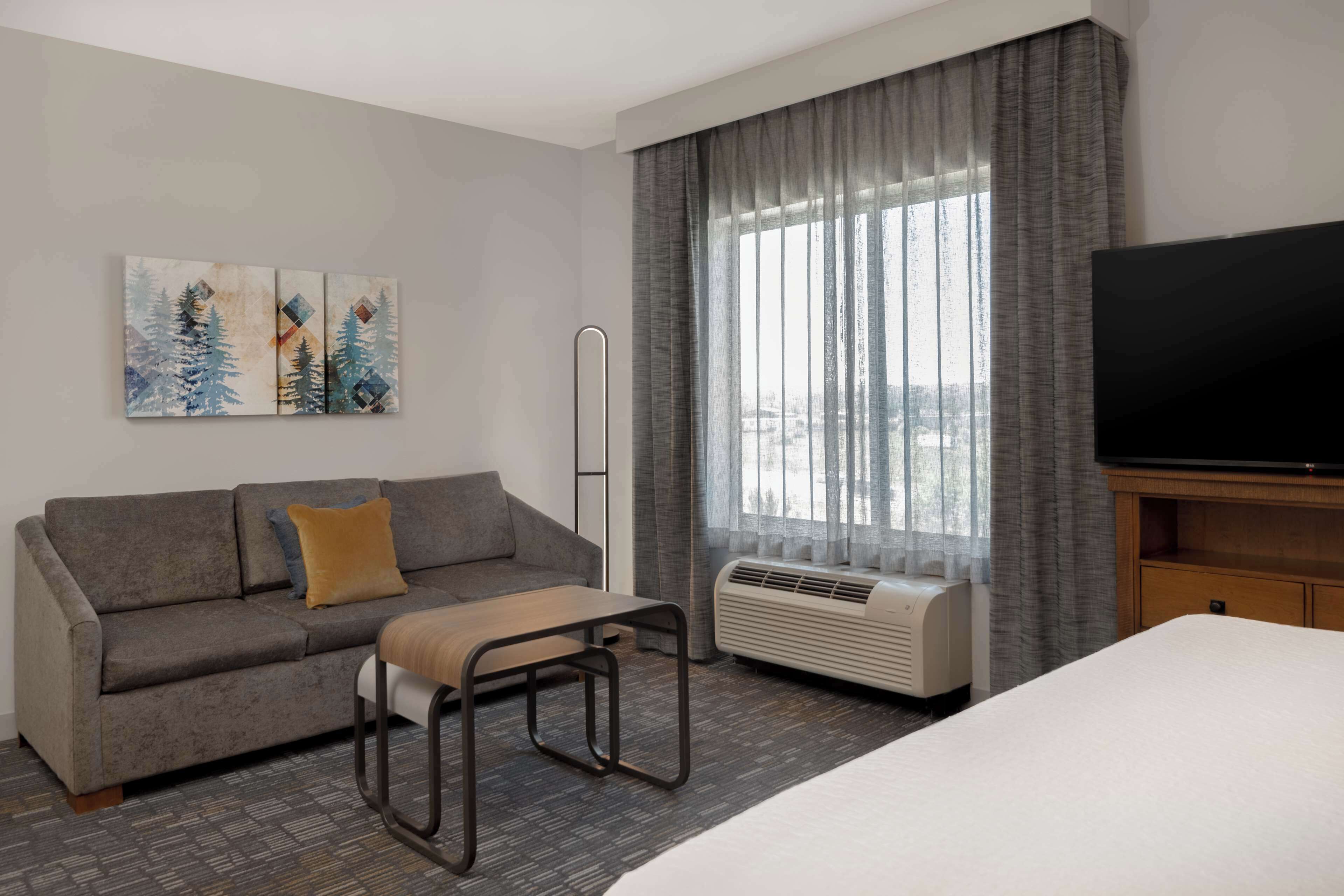 42-inch flat-screen tv with cable channels, tv, pay films