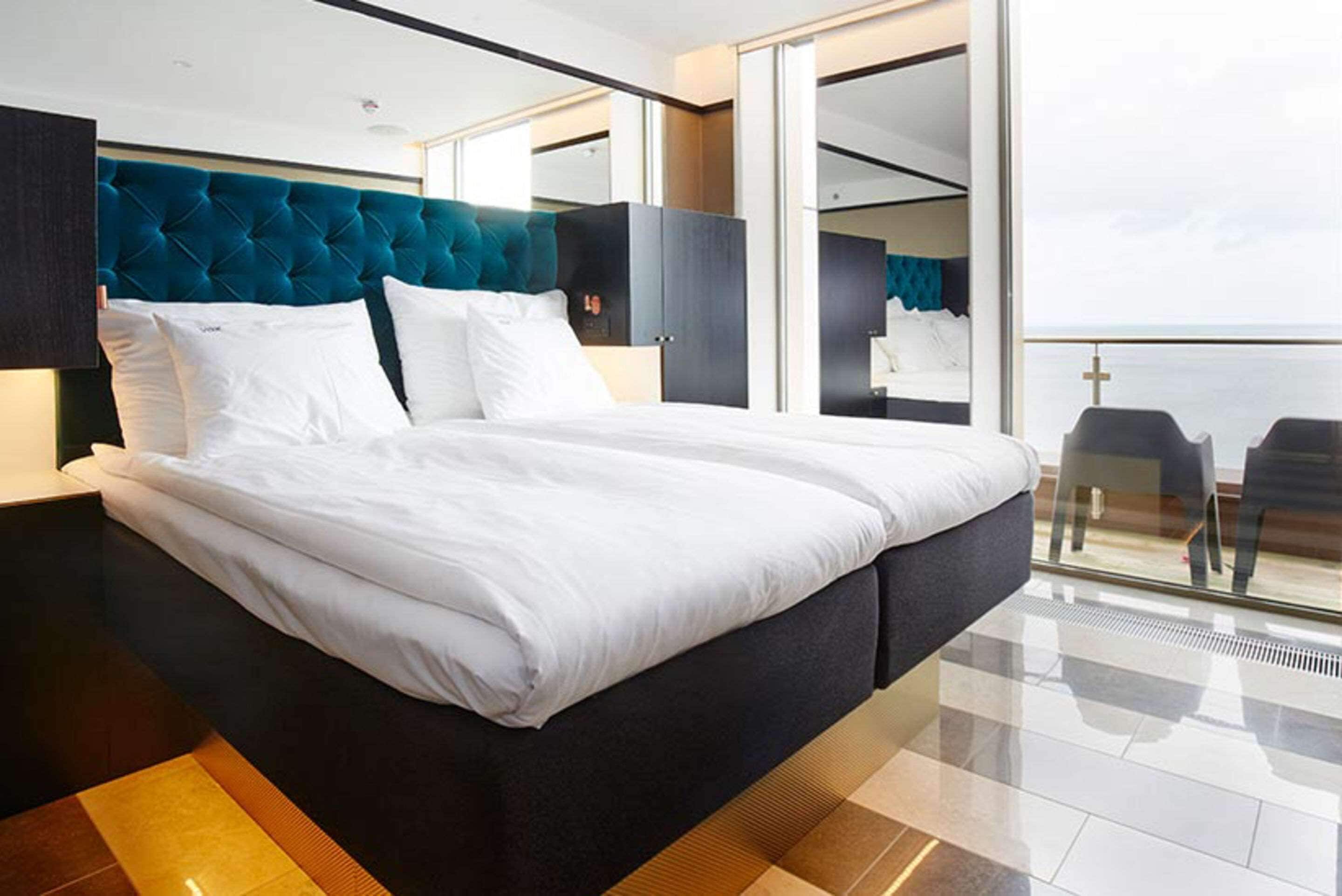 Premium bedding, down duvets, soundproofing, free WiFi