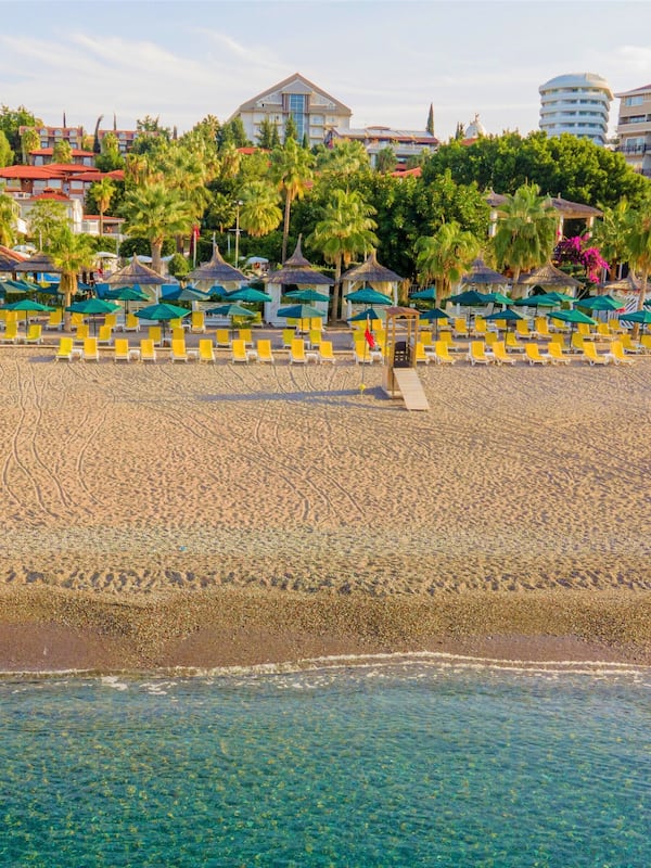 Private beach, beach cabanas, sun-loungers, beach umbrellas