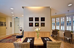 Daily buffet breakfast (EUR 12.50 per person)