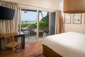 King Beachfront | 高級寢具、羽絨被、客房內保險箱、書桌