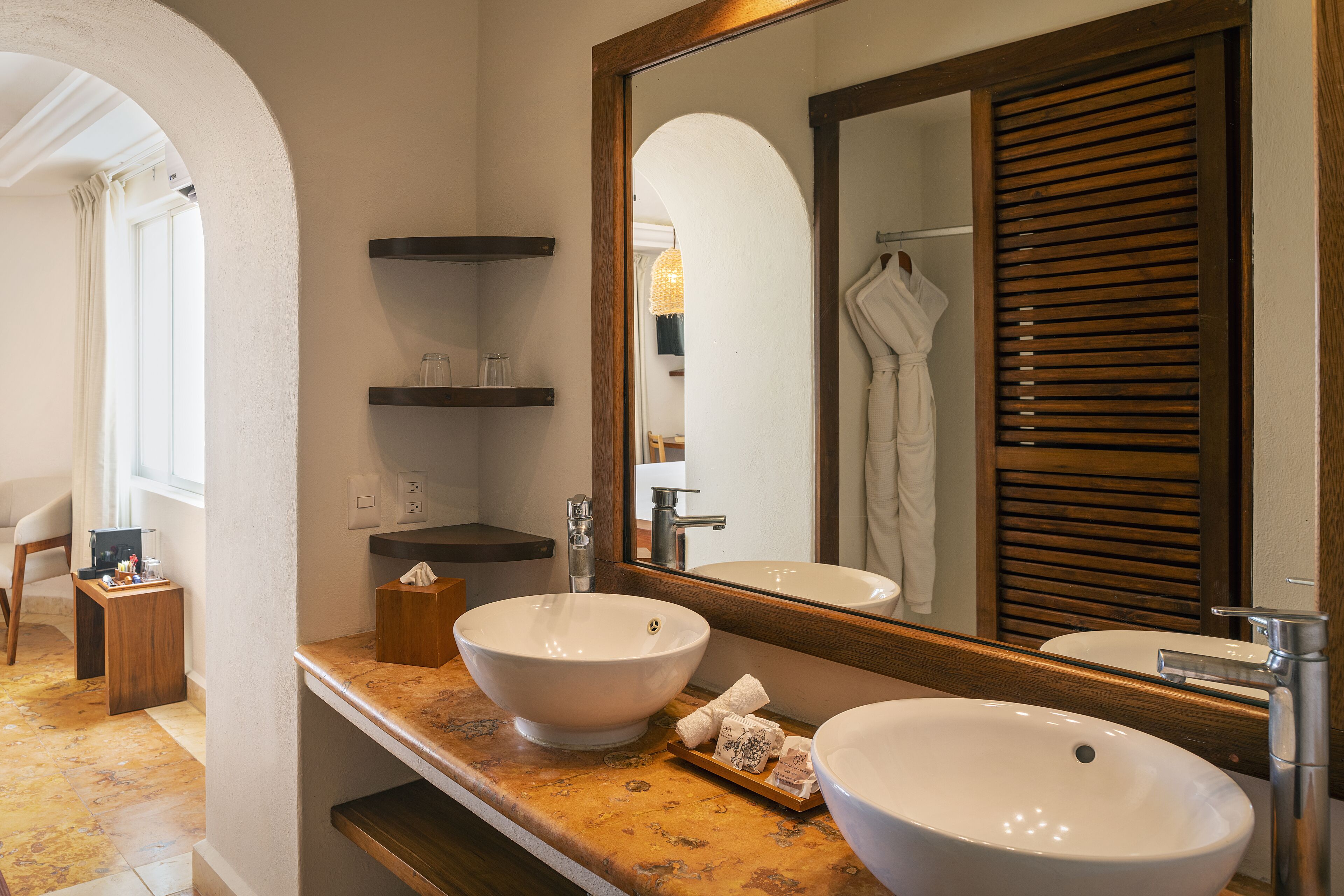 superior beachfront | bathroom | shower, rainfall showerhead, free toiletries, hair dryer