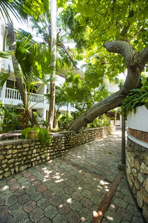 Courtyard - Le Plaza Hotel (Port-au-Prince)