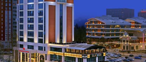 Front of property – evening/night