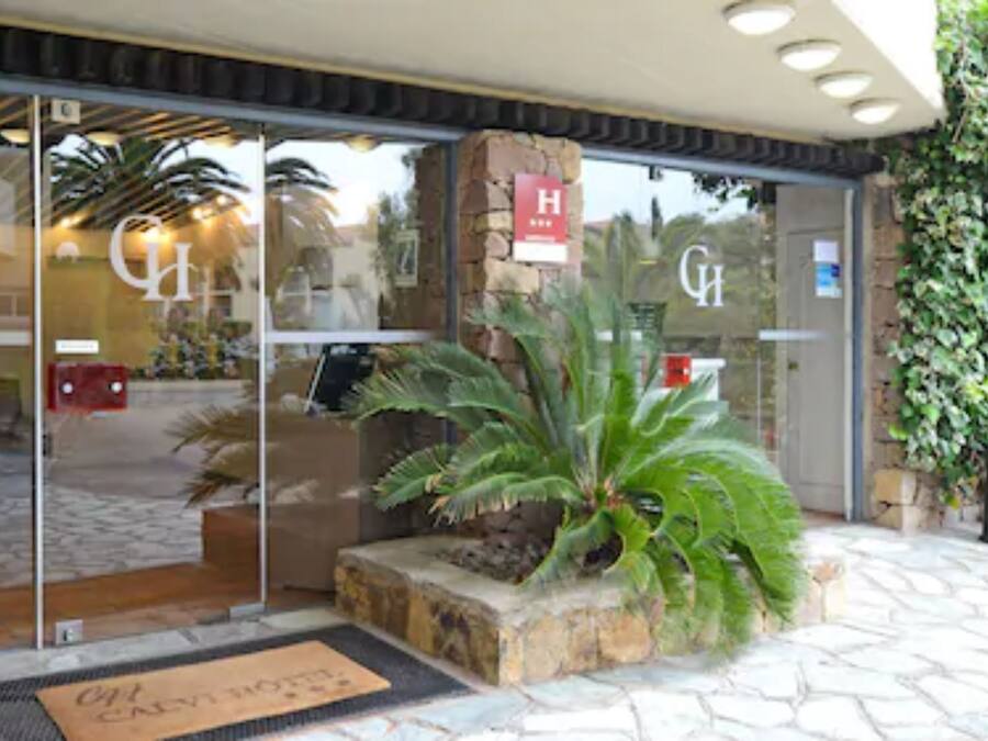 Entrada de l'allotjament