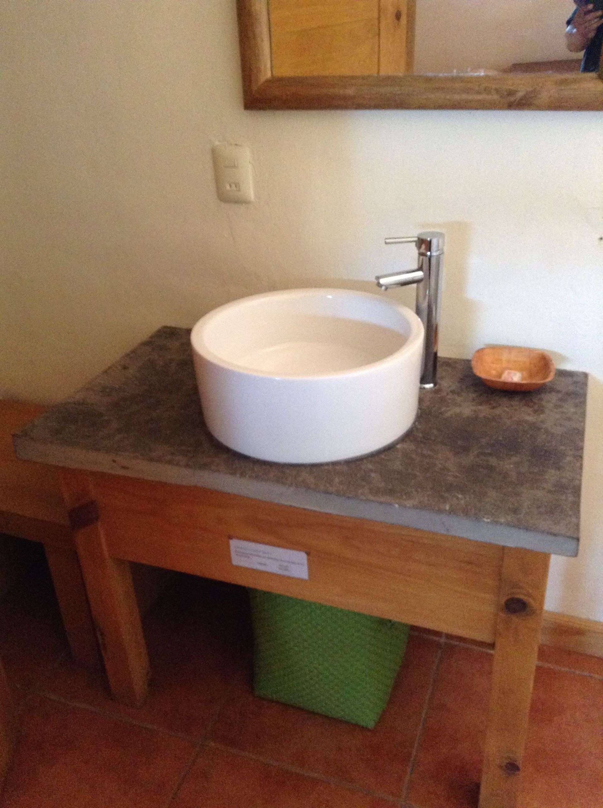 cabin, 1 bedroom, fireplace | bathroom sink