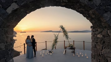 Área de bodas al aire libre