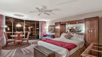 华丽客房, 1 张特大床和 1 张沙发床 | 客房内保险箱、遮光窗帘、熨斗/熨衣板、免费婴儿床