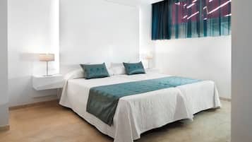 In-room safe, desk, blackout curtains, bed sheets