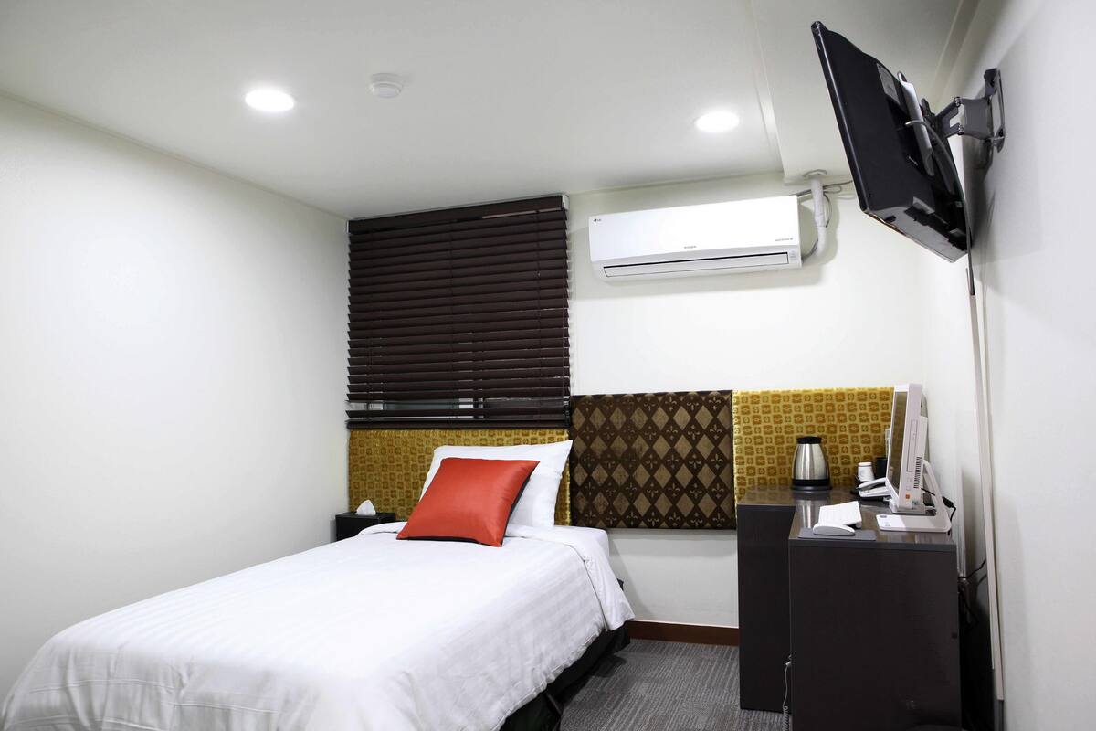 ห้องซิงเกิล | เตารีด/โต๊ะรีดผ้า, Wi-Fi ฟรี