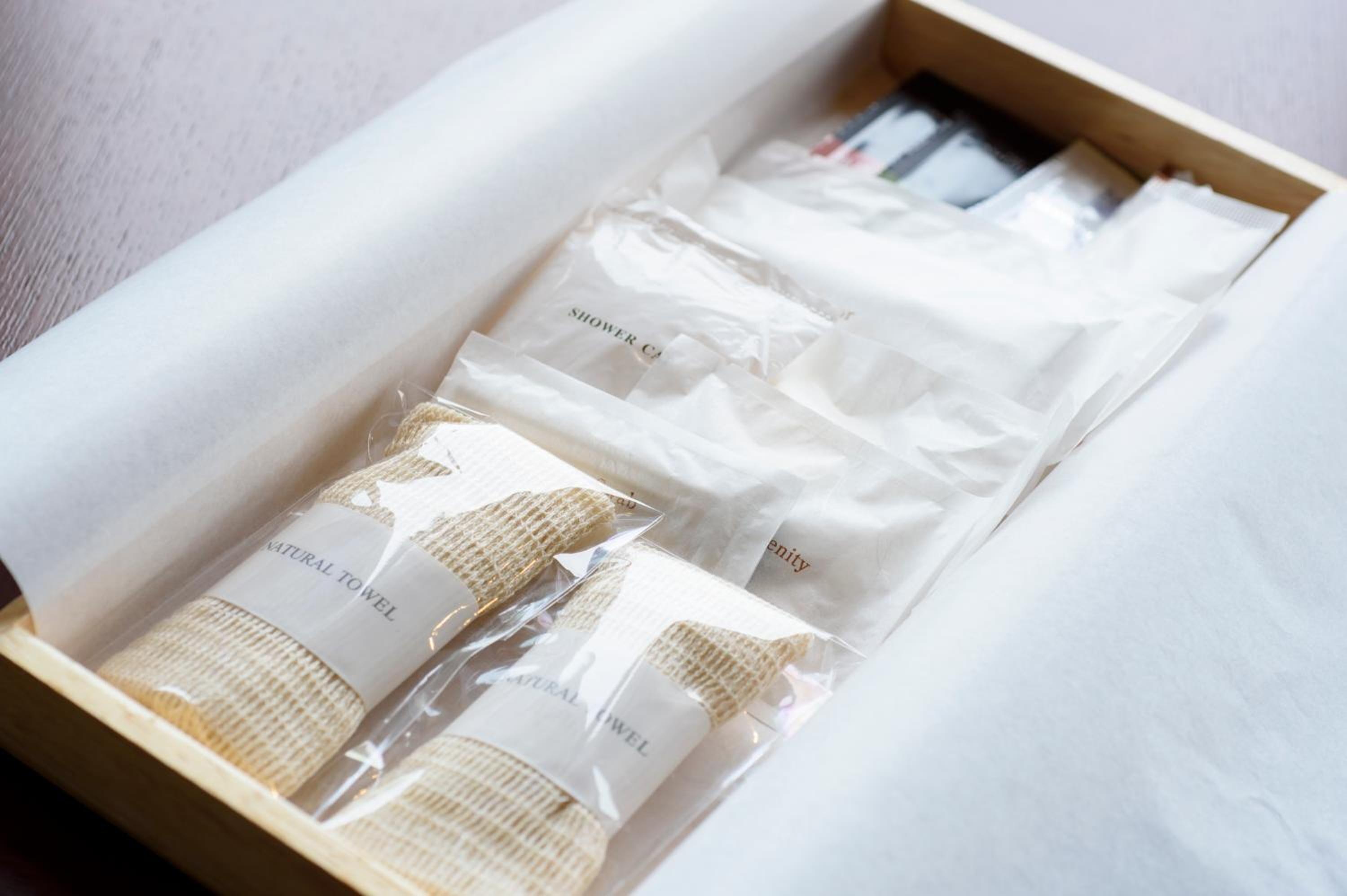 separate bathtub and shower, spring water bathtub, free toiletries