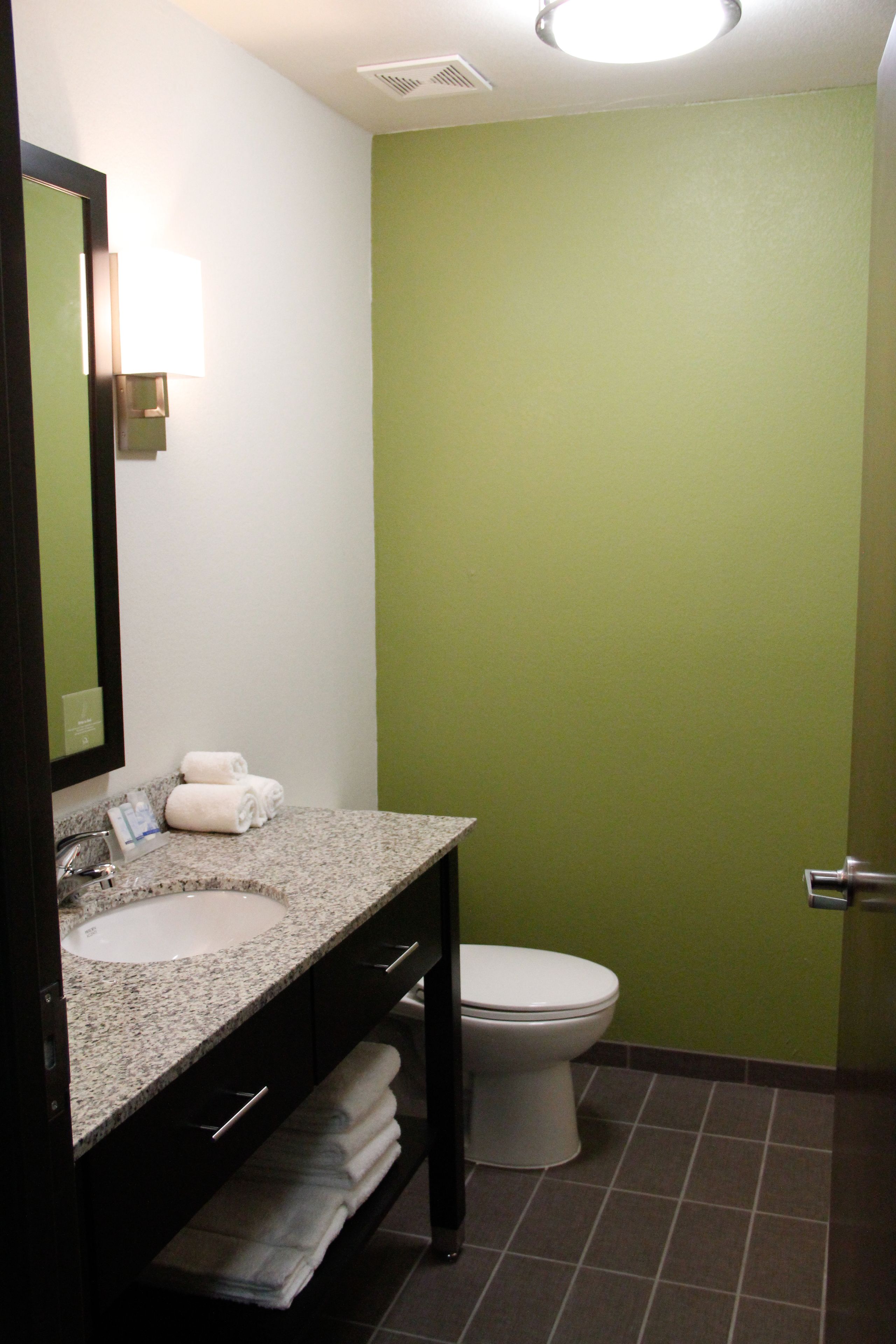 standard room, 2 queen beds, non smoking | bathroom | free toiletries, hair dryer, towels, soap