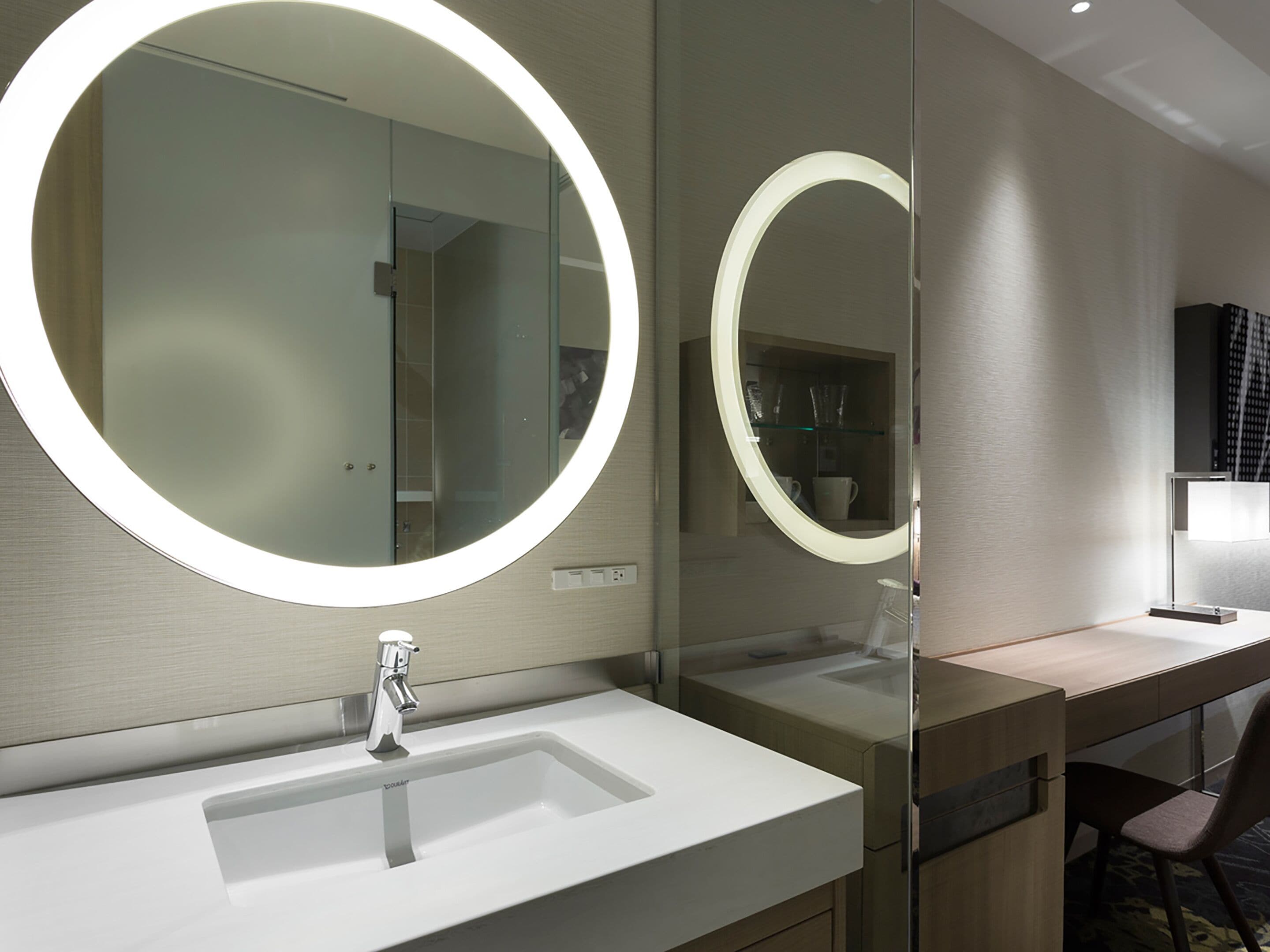 free toiletries, hair dryer, slippers, electronic bidet