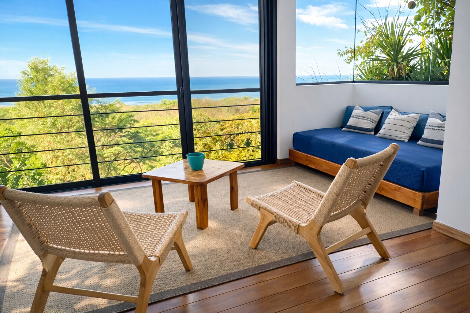 Panoramic Apartment, Ocean View | Living area