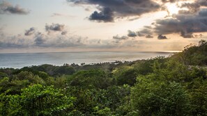 Blick von der Unterkunft