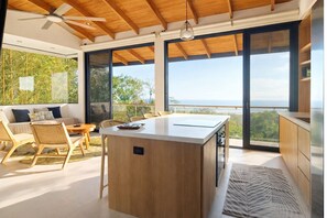 Luxury Apartment, Ocean View | Living area - Vista Naranja Ocean View Suite Apartments (Cóbano)