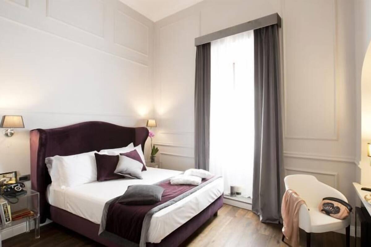 Premium bedding, memory-foam beds, free minibar, in-room safe