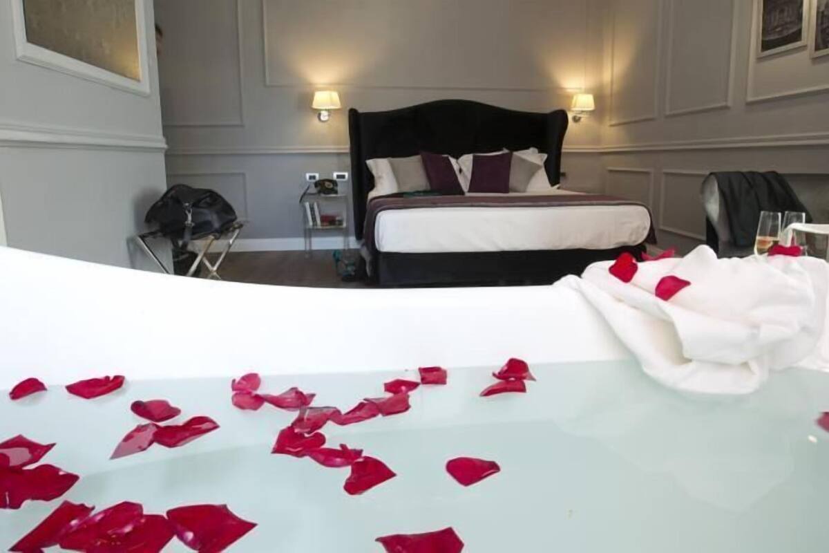 Premium bedding, memory-foam beds, free minibar, in-room safe