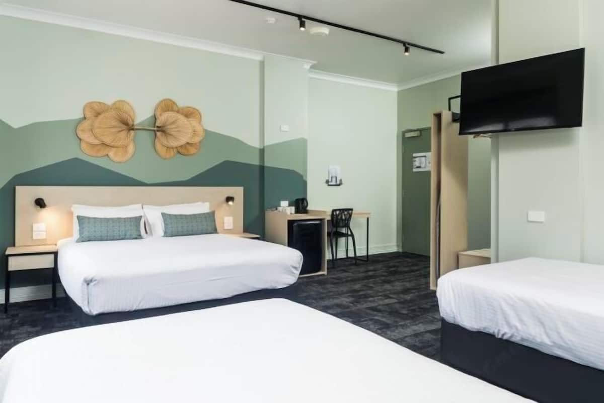 Desk, iron/ironing board, free WiFi, bed sheets
