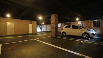 Free self parking, free valet parking