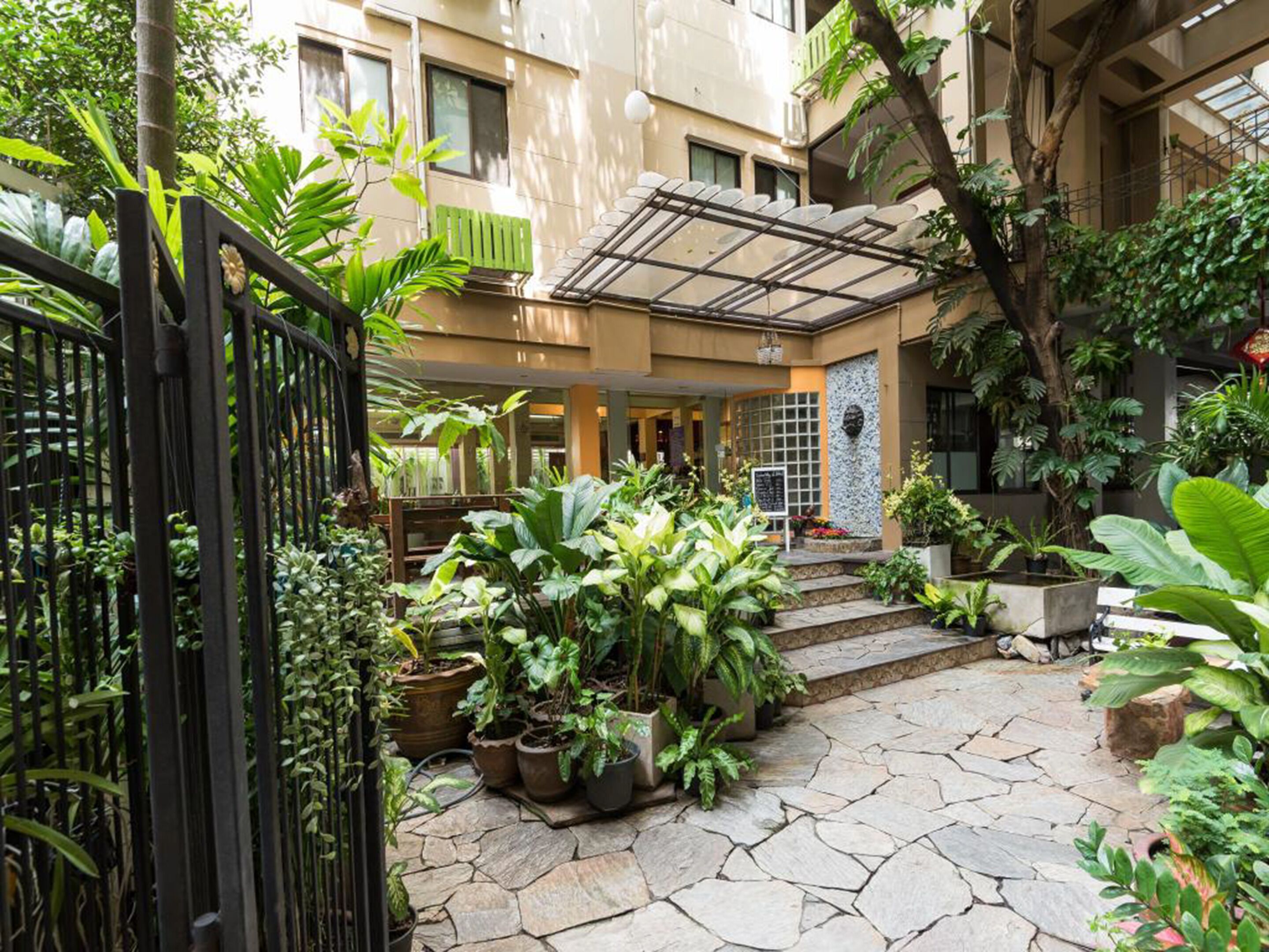 Fassade der Unterkunft