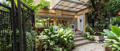 Fassade der Unterkunft