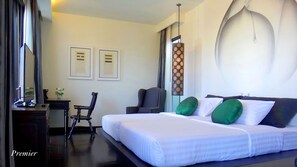 Dobbelt- eller tomannsrom – premier | Sengetøy av topp kvalitet, minibar (inkludert) og safe på rommet