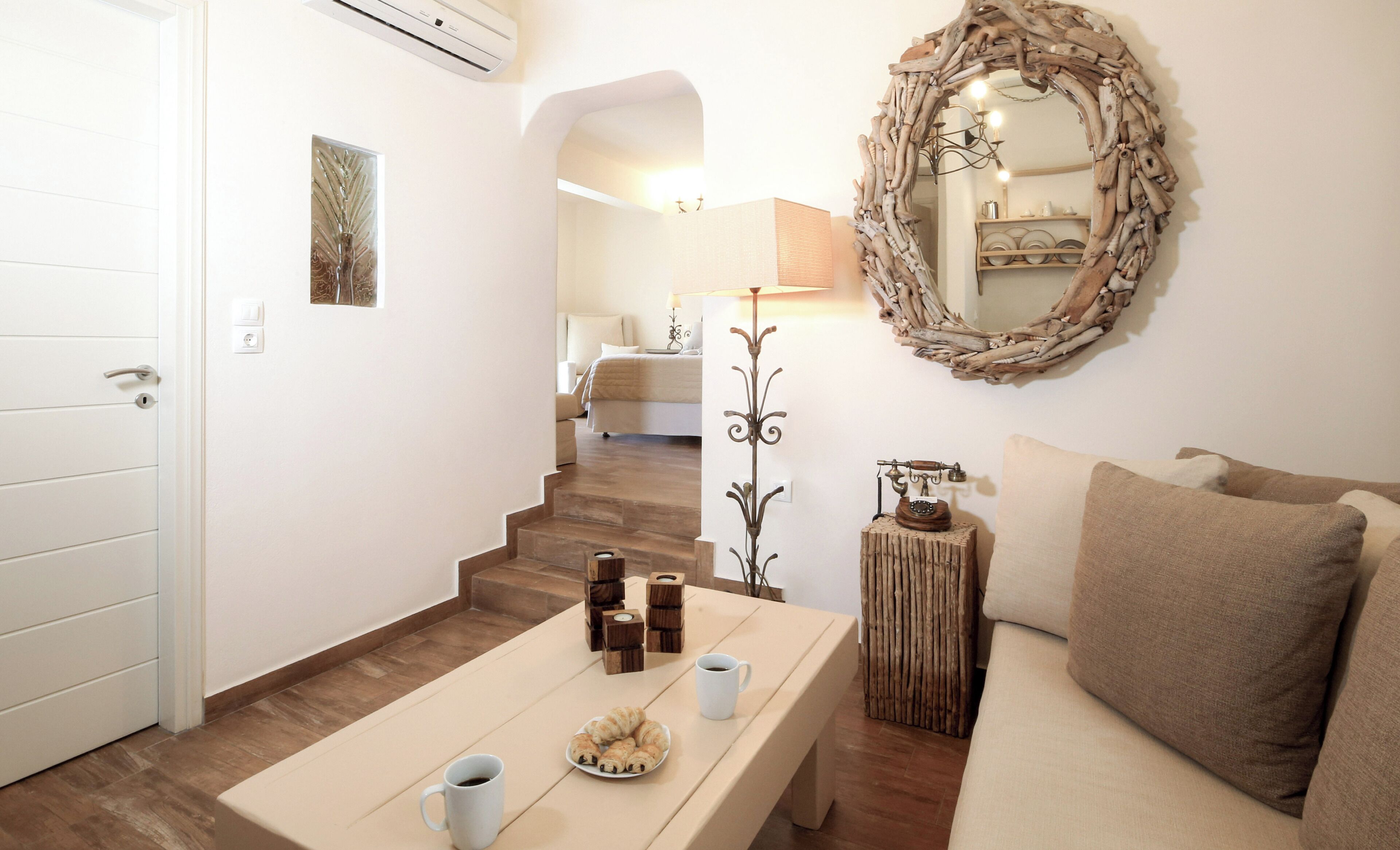 Suite, Sea View | Living area | LCD TV