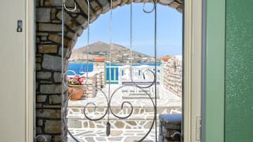 Studio, uitzicht op de binnenplaats | Terras