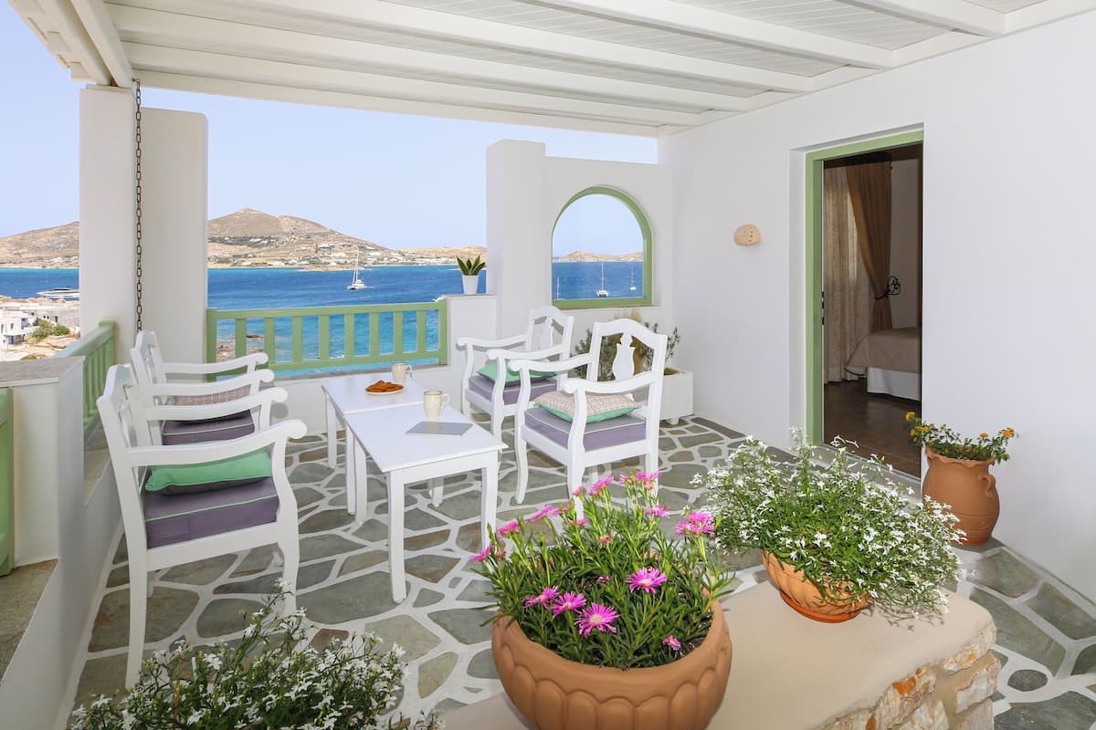 Family Suite, 2 Bedrooms, Sea View | Terrace/patio