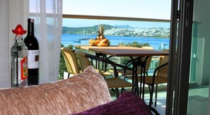 Apartment, 2 Bedrooms, Sea View | In-room safe, laptop workspace, iron/ironing board - Royal Palm Residence (Bodrum)