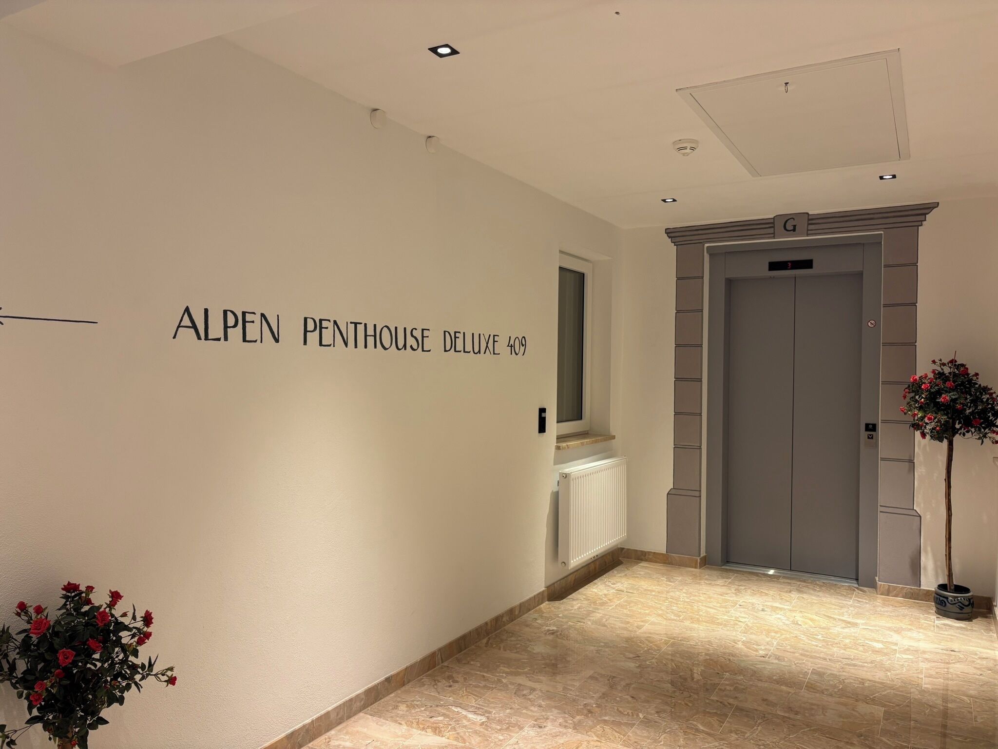 Interior entrance