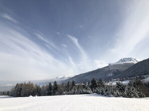 Byutsikt fra overnattingsstedet