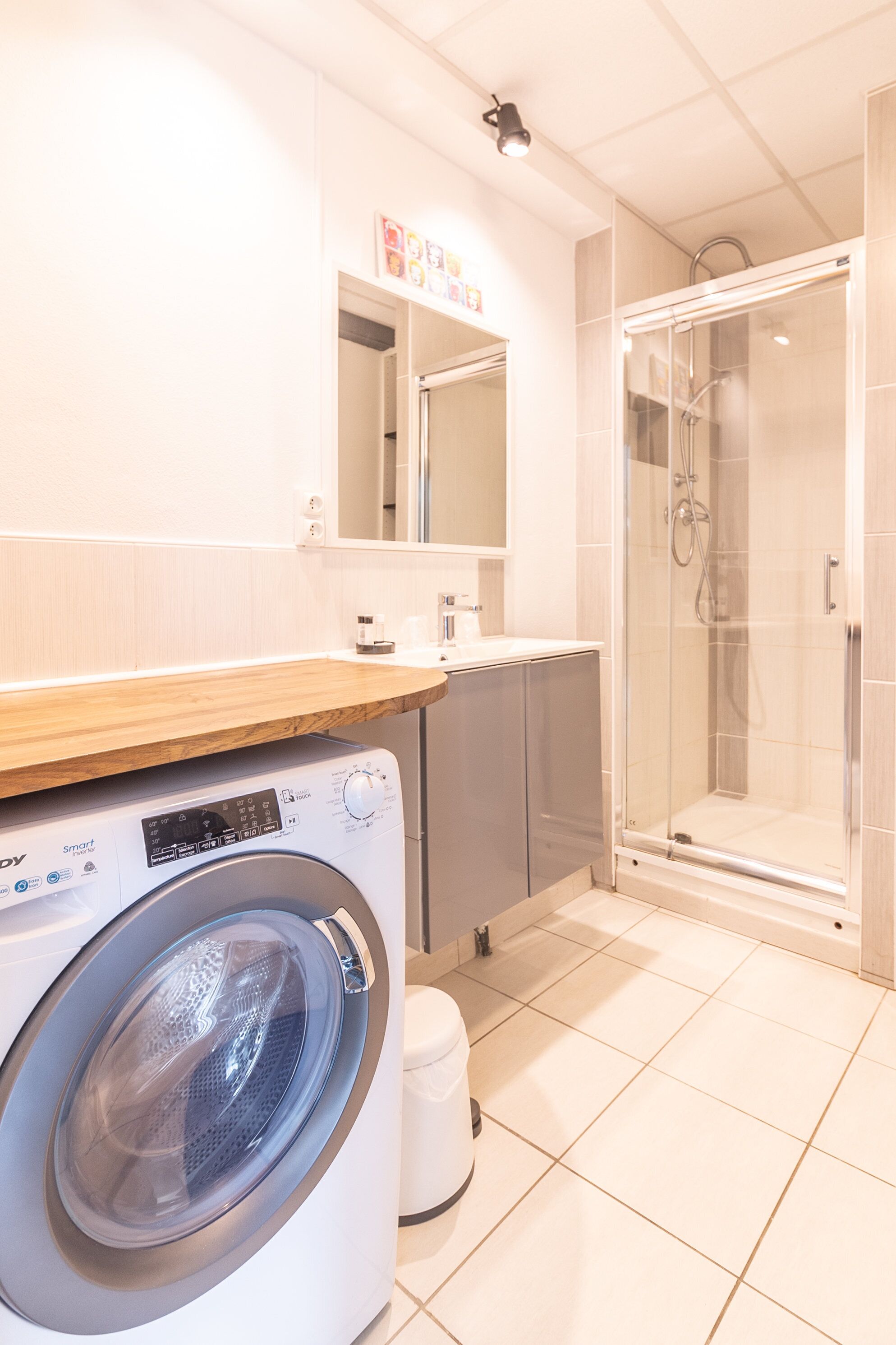 superior apartment | bathroom | free toiletries, hair dryer, towels, soap