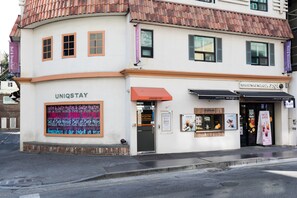 Voorkant van accommodatie