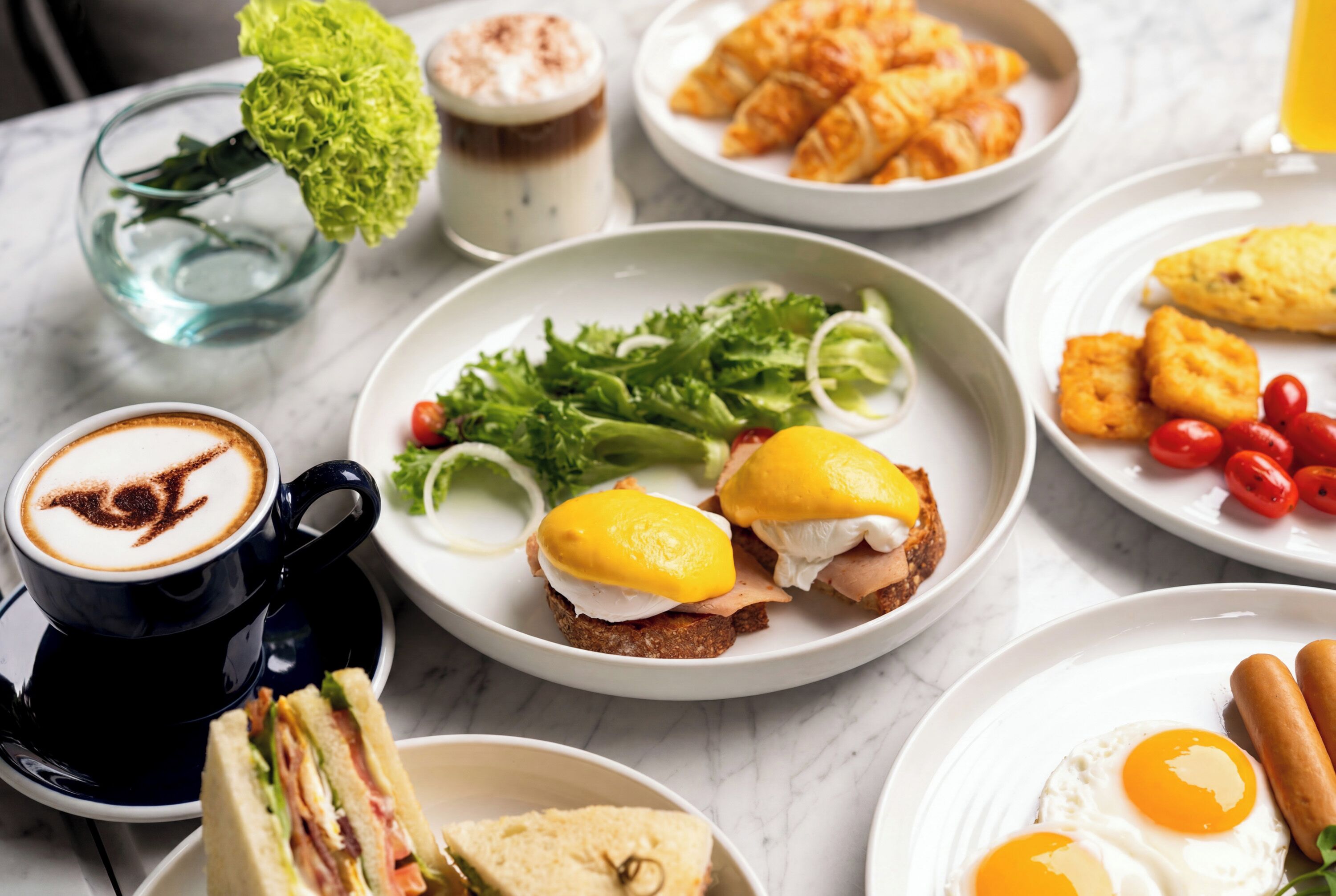 Daily buffet breakfast for a fee