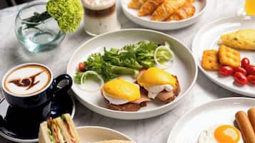Daily buffet breakfast for a fee