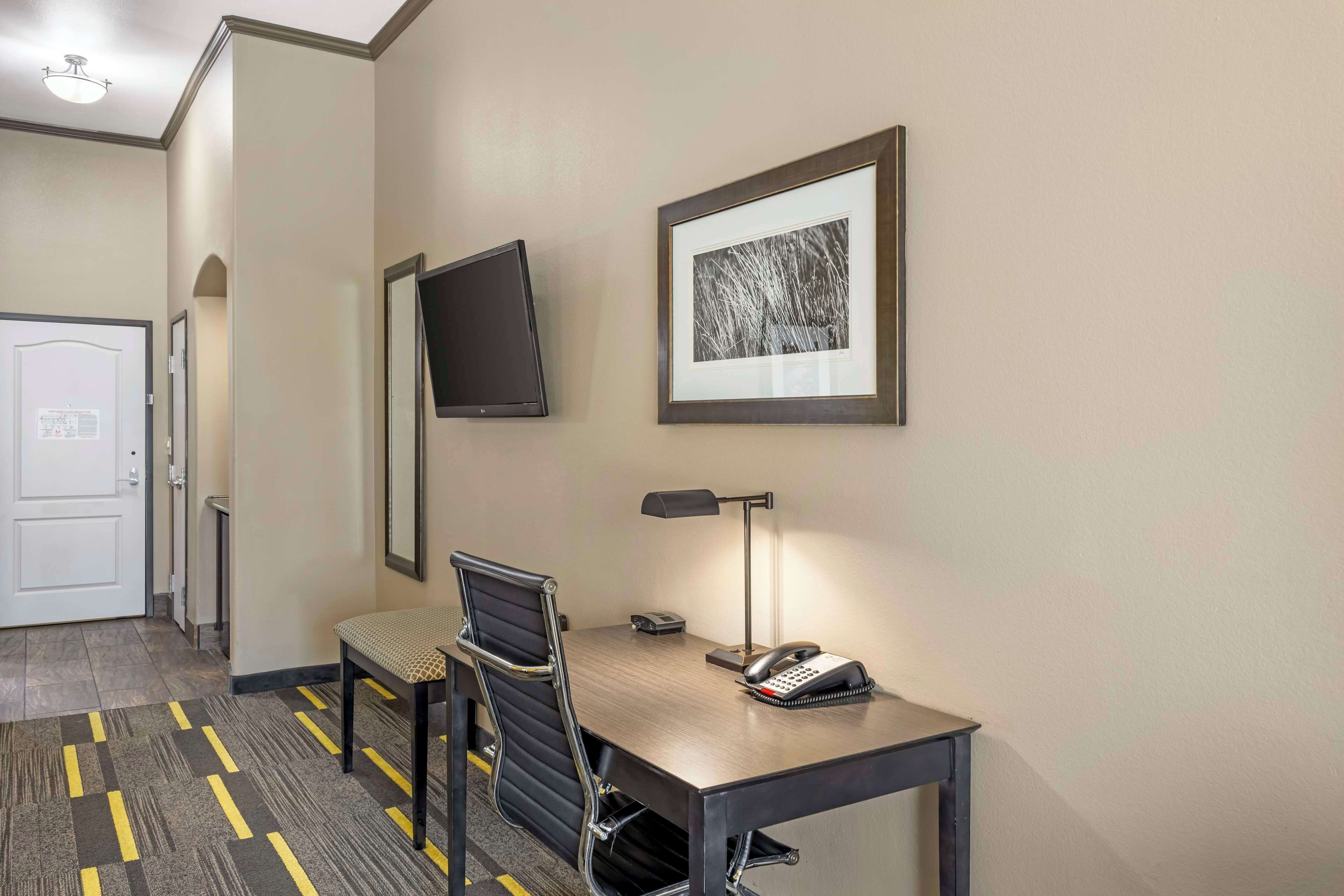 1 bedroom, desk, laptop workspace, iron/ironing board