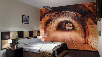 Double or Twin Room | Desk, blackout curtains, iron/ironing board, free WiFi