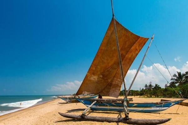 On the beach, motor boating, fishing