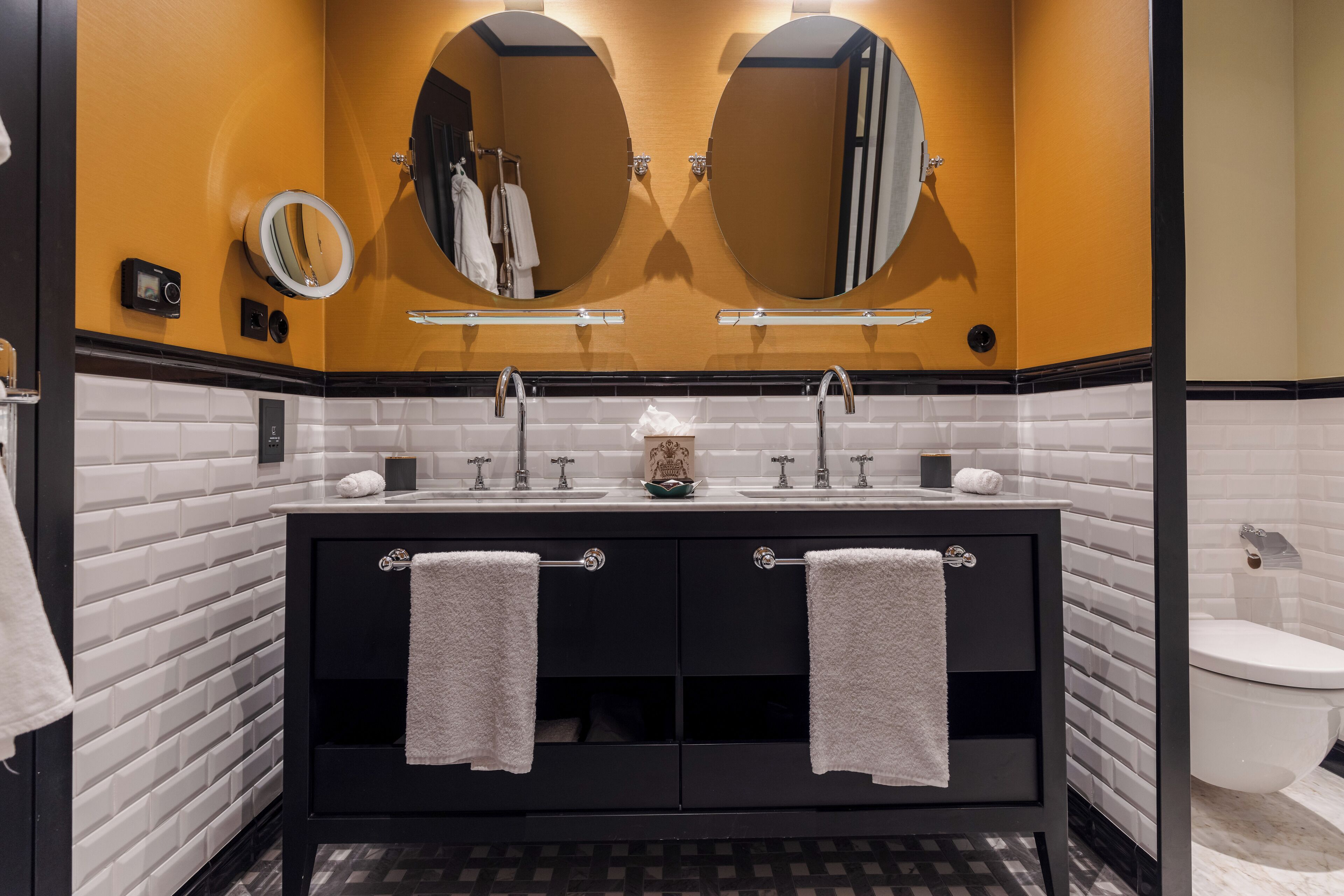 free toiletries, hair dryer, bathrobes, slippers