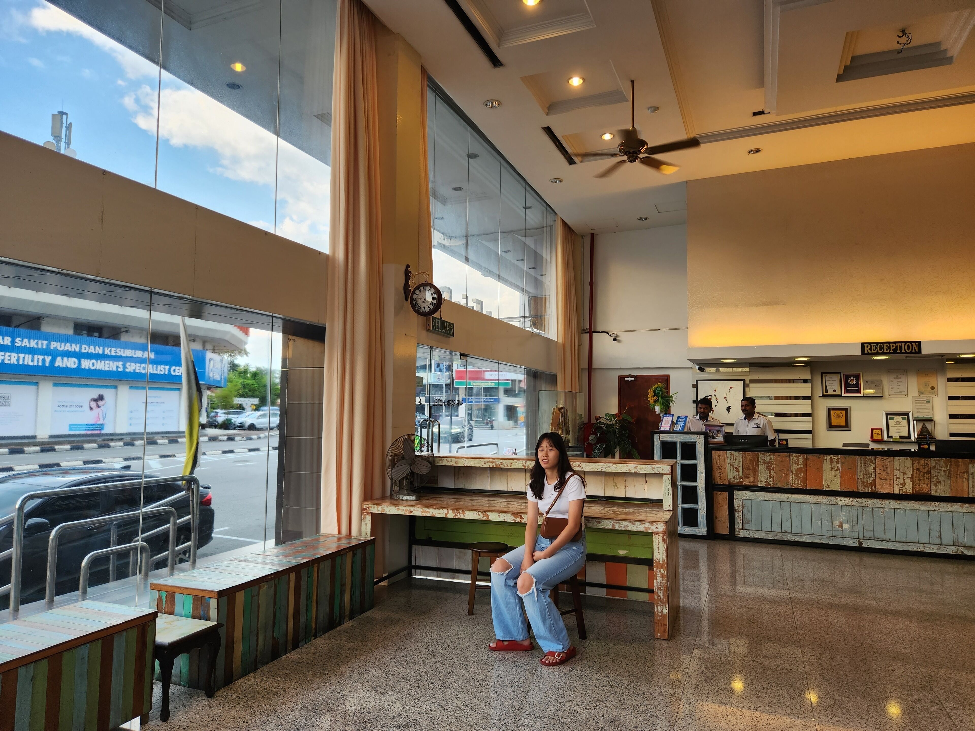 Sitteområde i lobbyen