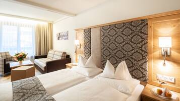 Standard Double Room, Balcony, Mountain View (Alpinzimmer Deluxe) | Free minibar, in-room safe, desk, laptop workspace