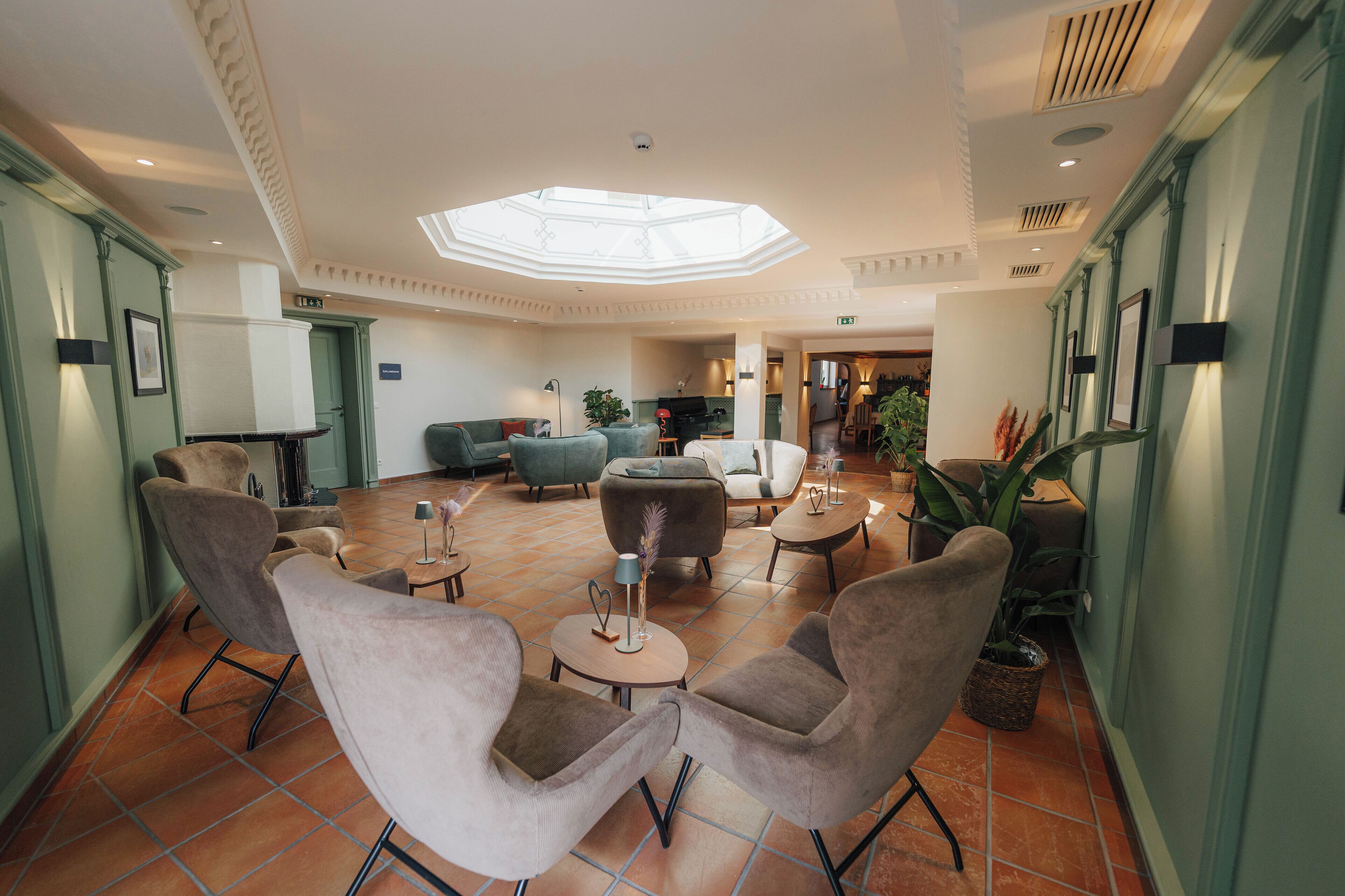 Sala de estar en el lobby