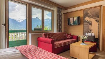 Deluxe Panorama Doppelzimmer | Minibar, Zimmersafe, laptopgeeigneter Arbeitsplatz, kostenloses WLAN