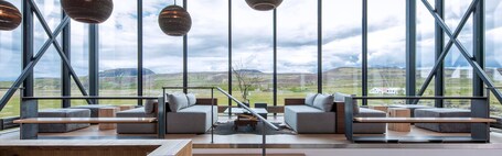 Sala de estar en el lobby