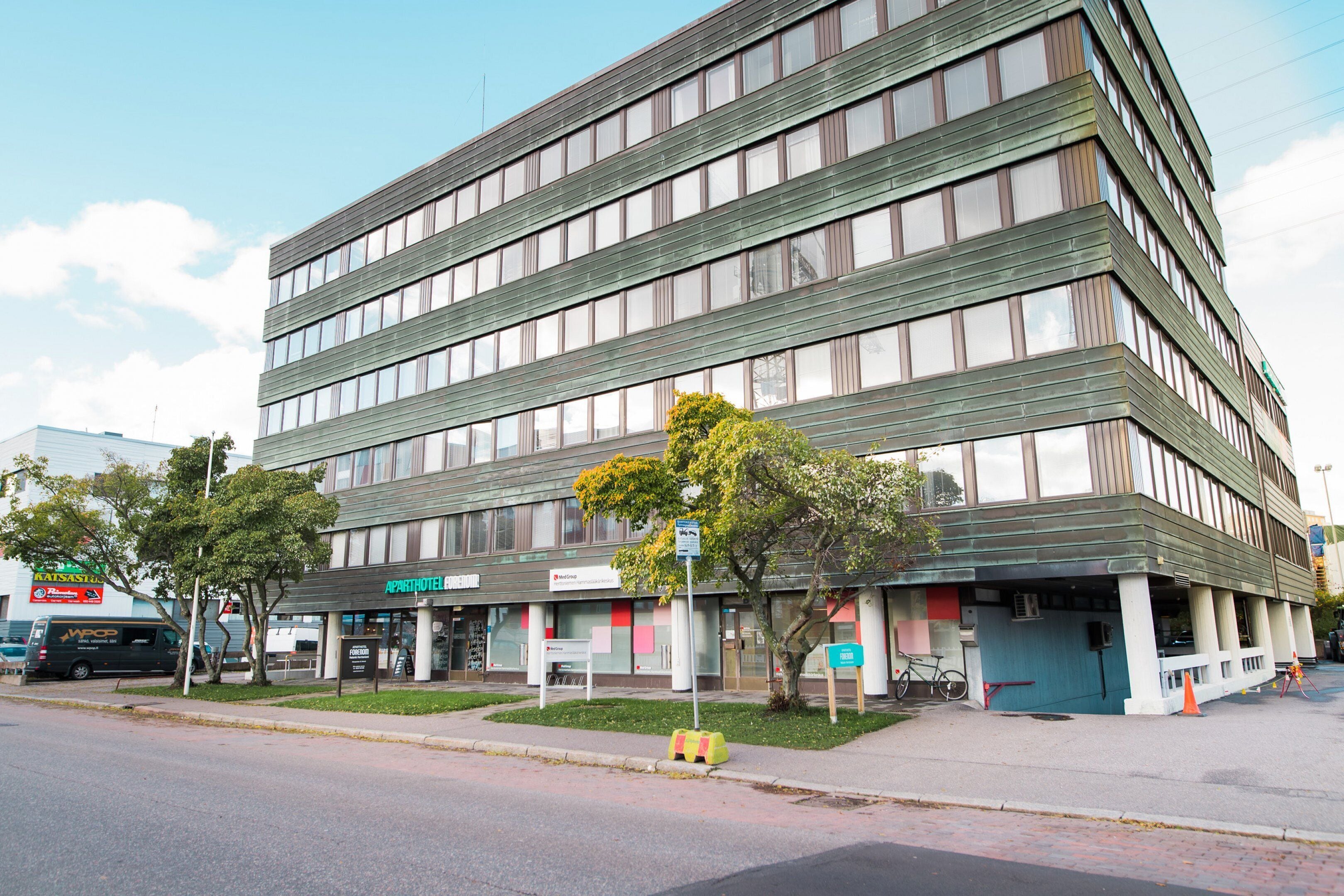 Façade de l’hébergement