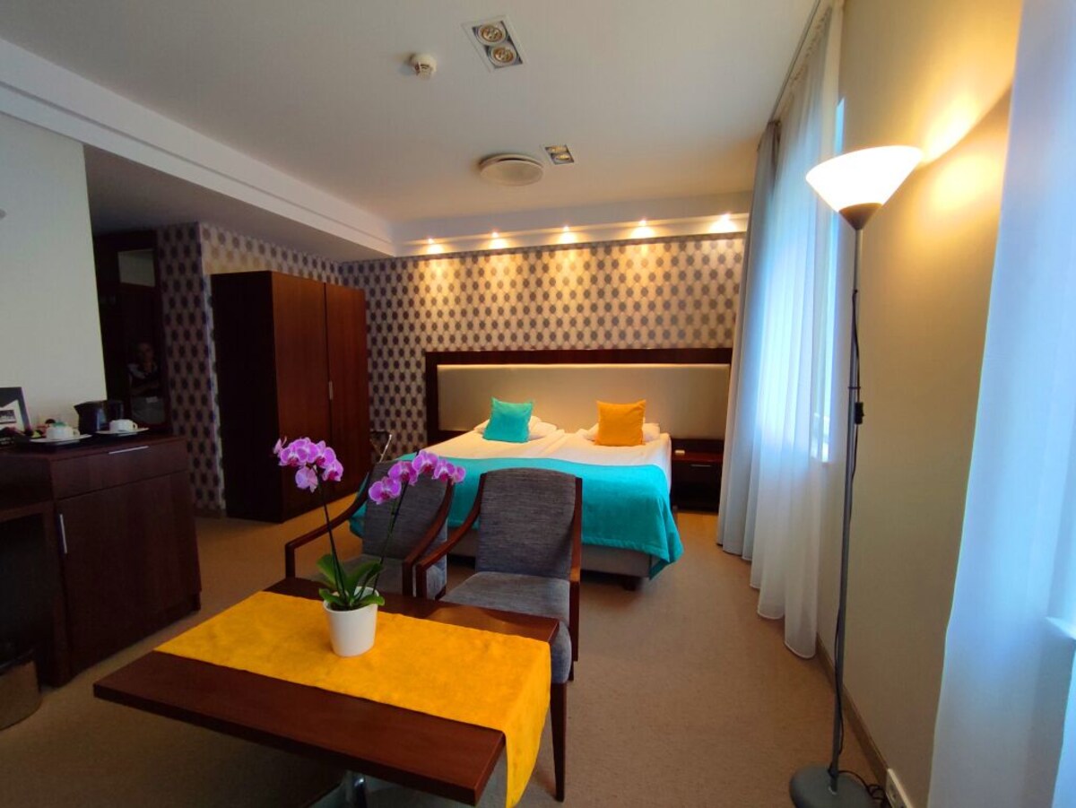 inside room. at Hotel Zamek Centurm - photo via Expedia