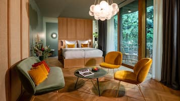 套房 (Suite Etoile - Gaestehaus) | 起居區 | 電視